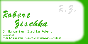 robert zischka business card